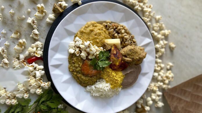 Bistrô das Artes: Chef Karine Poggio serve caruru durante setembro