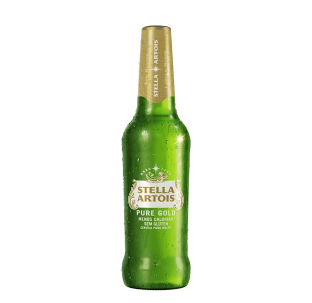 Long Neck Stella Artois Pure Gold