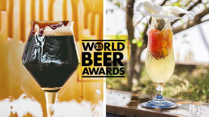 World Beers Awards 2023 - Proa Cervejaria ganha duas medalhas e Ouro