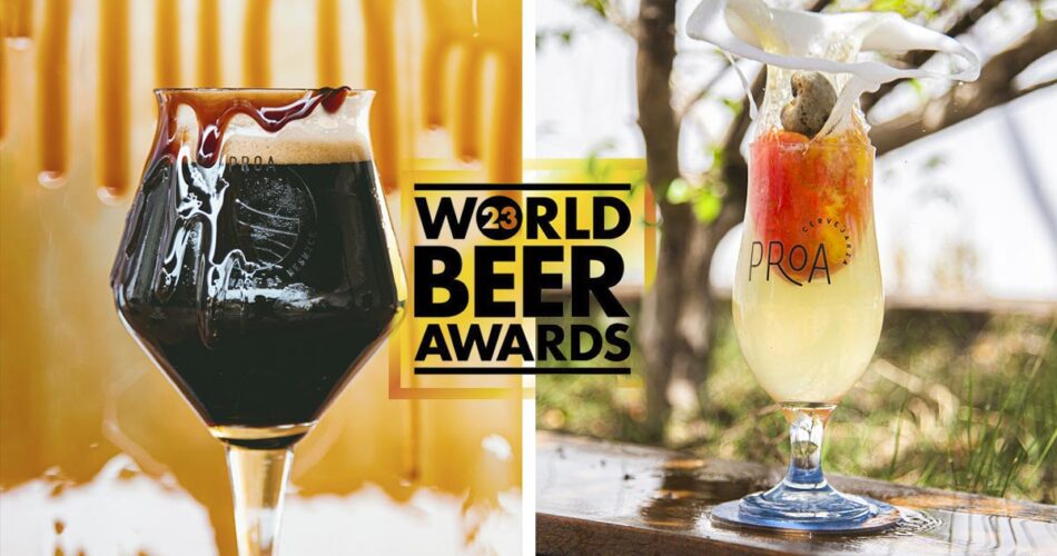 World Beers Awards 2023 - Proa Cervejaria ganha duas medalhas e Ouro