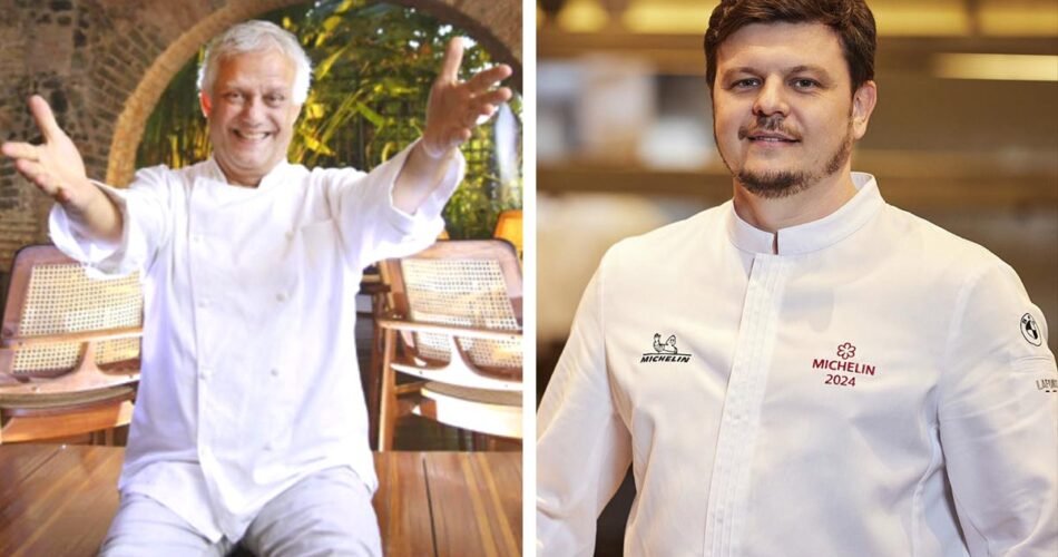 Filipe Rizzato e Edinho Engel do Restaurante Amado em Salvador