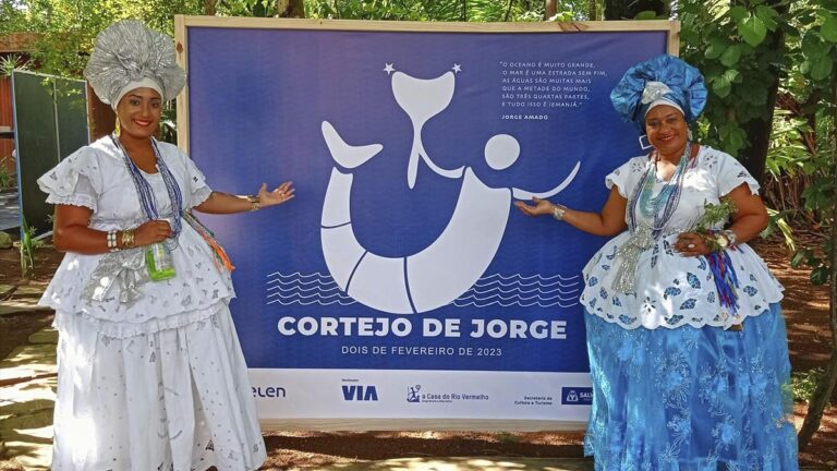 Cortejo de Jorge: Celebração une cultura, fé e literatura na Festa de Iemanjá