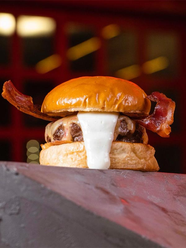 red burger