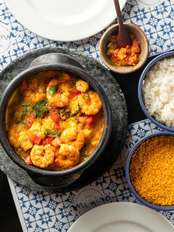 moqueca de camarao megiro
