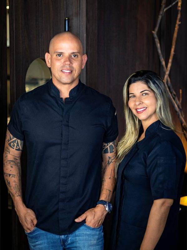 Amado 20 anos: Série de jantares celebra história em Salvador chefs fabricio lemos e lisiane arouca